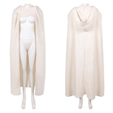Padme Amidala White Cloak Outfit Cosplay Costume Outfits Halloween Carnival Suit