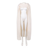 Padme Amidala White Cloak Outfit Cosplay Costume Outfits Halloween Carnival Suit
