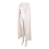 Padme Amidala White Cloak Outfit Cosplay Costume Outfits Halloween Carnival Suit