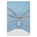 Padme Amidala Women Blue Dress Cosplay Costume Outfits Halloween Carnival Suit