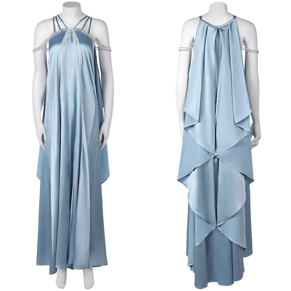 Padme Amidala Women Blue Nightgown Sleepwear Cosplay Costume Outfits H TrendsinCosplay Padme Amidala Women Blue Nightgown Sleepwear Cosplay Costume Outfits H TrendsinCosplay