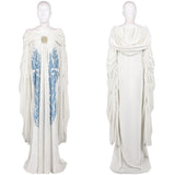 Padme Amidala Women White And Blue Cloak Cosplay Costume Outfits Halloween Carnival Suit