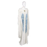 Padme Amidala Women White And Blue Cloak Cosplay Costume Outfits Halloween Carnival Suit