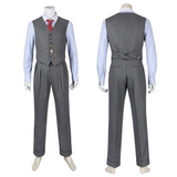 Peaky Blinders Tommy Shelby Gray Outfit Cosplay Costume Outfit Halloween Carnival Suit