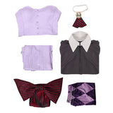 Perona Women Pink Outfit Cosplay Costume Outfit Halloween Carnival Suit