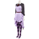 Perona Women Pink Outfit Cosplay Costume Outfit Halloween Carnival Suit