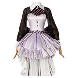 Perona Women White Dress Cosplay Costume Outfit Halloween Carnival Suit