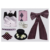 Perona Women White Dress Cosplay Costume Outfit Halloween Carnival Suit