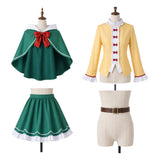 Petora Women Yellow and Green Outfit Cosplay Costume Outfit Halloween Carnival Suit