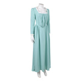 Pirates of the Caribbean Elizabeth Swann Women Green Dress Cosplay Costume Outfit Halloween Carnival Suit