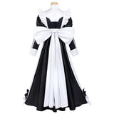 Playing Death Games to Put Food on the Table Aoi Women Maid Dress Cosplay Costume Outfit Halloween Carnival Suit