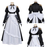 Playing Death Games to Put Food on the Table Benya Women Maid Dress Cosplay Costume Outfit Halloween Carnival Suit