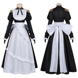 Playing Death Games to Put Food on the Table Benya Women Maid Dress Cosplay Costume Outfit Halloween Carnival Suit
