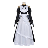 Playing Death Games to Put Food on the Table Benya Women Maid Dress Cosplay Costume Outfit Halloween Carnival Suit