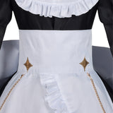 Playing Death Games to Put Food on the Table Benya Women Maid Dress Cosplay Costume Outfit Halloween Carnival Suit