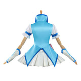 Pretty Cure Karen Minazuki Women Blue Dress Cosplay Costume Outfit Halloween Carnival Suit