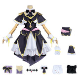 Pretty Cure Moria Ruruka Women Black Outfit Cosplay Costume Outfit Halloween Carnival Suit