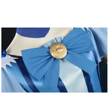 Pretty Cure Reika Aoki Women Blue Dress Cosplay Costume Outfit Halloween Carnival Suit