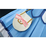 Pretty Cure Reika Aoki Women Blue Dress Cosplay Costume Outfit Halloween Carnival Suit