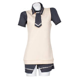 Pretty Derby Agnes Tachyon Women White Trench Coat Set Cosplay Costume Outfit Halloween Carnival Suit