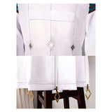 Pretty Derby Agnes Tachyon Women White Trench Coat Set Cosplay Costume Outfit Halloween Carnival Suit