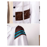 Pretty Derby Agnes Tachyon Women White Trench Coat Set Cosplay Costume Outfit Halloween Carnival Suit