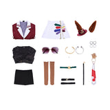 Pretty Derby Forever Young Women Red Outfit Cosplay Costume Outfit Halloween Carnival Suit