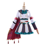 Pretty Derby Marche Lorraine Women White Outfit Cosplay Costume Outfit Halloween Carnival Suit