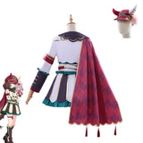 Pretty Derby Marche Lorraine Women White Outfit Cosplay Costume Outfit Halloween Carnival Suit