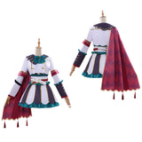 Pretty Derby Marche Lorraine Women White Outfit Cosplay Costume Outfit Halloween Carnival Suit