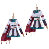 Pretty Derby Marche Lorraine Women White Outfit Cosplay Costume Outfit Halloween Carnival Suit