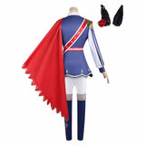 Pretty Derby Rose Kingdom Women Blue Uniform Cosplay Costume Outfit Halloween Carnival Suit