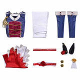 Pretty Derby Rose Kingdom Women Blue Uniform Cosplay Costume Outfit Halloween Carnival Suit