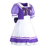 Pretty Derby Special Week Women Purple Dress Cosplay Costume Outfit Halloween Carnival Suit