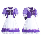 Pretty Derby Special Week Women Purple Dress Cosplay Costume Outfit Halloween Carnival Suit