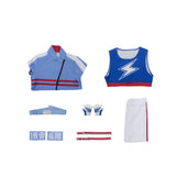 Pretty Derby Tamamo Cross Women Blue Outfit Cosplay Costume Outfit Halloween Carnival Suit