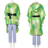 Princess Leia Camo Endor Poncho Green Outfit Cosplay Costume Outfits Halloween Carnival Suit