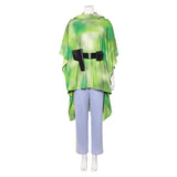 Princess Leia Camo Endor Poncho Green Outfit Cosplay Costume Outfits Halloween Carnival Suit