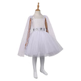 Princess Leia Kids Children White Dress Cosplay Costume Outfits Halloween Carnival Suit