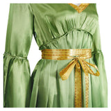 Princess Leia Women Green Wedding Dress Cosplay Costume Outfits Halloween Carnival Suit