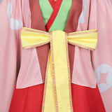 Cosmic Princess Kaguya Kaguya Women Pink Kimono Cosplay Costume Outfit Halloween Carnival Suit