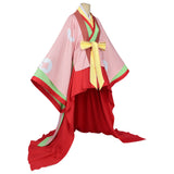 Cosmic Princess Kaguya Kaguya Women Pink Kimono Cosplay Costume Outfit Halloween Carnival Suit