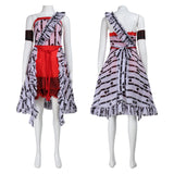 Alice In Wonderland Alice Black And White Striped Dress Outfit Cosplay Costume Outfits Halloween Carnival Suit
