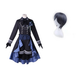 Black Butler Ciel Phantomhive Black Outfit Cosplay Costume Outfit Halloween Carnival Suit