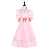 Pudding Women Pink Dress Cosplay Costume Outfit Halloween Carnival Suit
