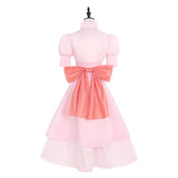 Pudding Women Pink Dress Cosplay Costume Outfit Halloween Carnival Suit