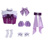 Puella Magi Madoka Magica Akemi Homura Purple Stage Dress Outfit Cosplay Costume Outfits Halloween Carnival Suit