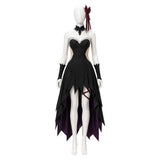 Puella Magi Madoka Magica Akemi Homura Women Black Dress Cosplay Costume Outfit Halloween Carnival Suit