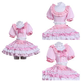Puella Magi Madoka Magica Madoka Kaname Women Pink Dress Cosplay Costume Outfits Halloween Carnival Suit