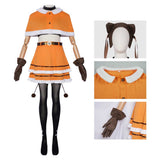 Puella Magi Madoka Magica Nagisa Momoe Women Orange Outfit Cosplay Costume Outfit Halloween Carnival Suit